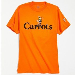 Carrots x Naruto Short Sleeve Orange Fighting T Shirt